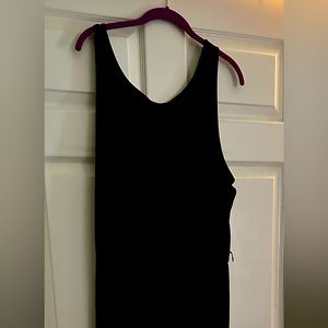 Black maxi dress